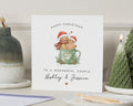 Christmas Card for Couple, Personalised Christmas Card, Cute Christmas Card, Christmas Card for Friends, Gingerbread Couple Card