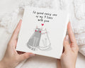 Cat Anniversary Card, Anniversary Card for Her, Cute Cat Card for Girlfriend, Romantic Card for Wife, Cat Couple Card, Cat Birthday Card