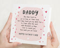 Fathers Day Card for Daddy, Fathers Day Card from Child, Hug Poem Card, Cute Fathers Day Card, Poem Card for Dad, Daddy Card