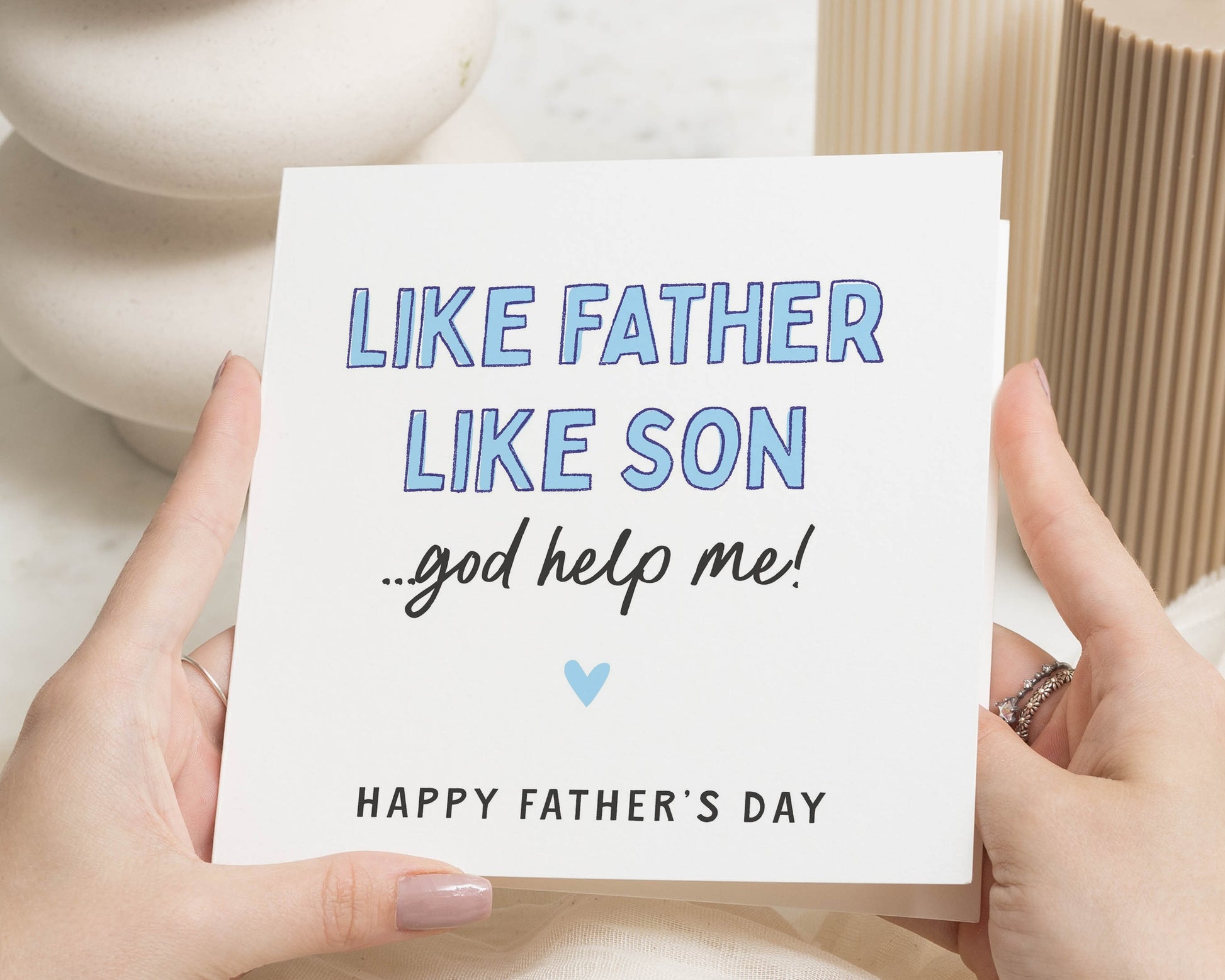 Funny Fathers Day Card, Like Father Like Son Card, Fathers Day Card From Son, Fathers Day Card For Dad, Humorous Dad Card, Happy Fathers Day