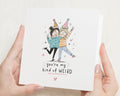 Birthday Card for Friend, Best Friend Birthday Card, Funny Birthday Card, Cute Friendship Card, You're My Kind of Weird Card