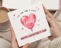 Valentines Day Card for Him, Personalised Valentines Card, To The One I Love Card, Romantic Card for Boyfriend, Husband, Fiancé