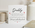 Fathers Day Card from Bump, Daddy Fathers Day Card, Fathers Day Card for Dad, Personalised Fathers Day Card, Card from Bump