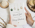 Christmas Card for Mum and Dad, Mum and Dad Christmas Card, Parents Christmas Cards, Merry Christmas Card, Bauble Christmas Card