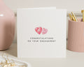 Engagement Card, Personalised Engagement Card, Engagement Card for Couple, Congratulations Card, Heart Engagement Card