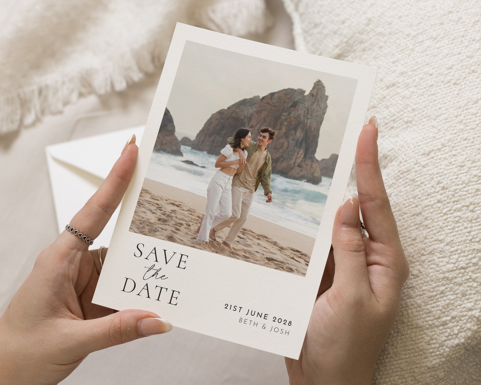 Personalised Save the Date Card, Photo Save the Date Card, Wedding Save the Date, Custom Save the Date, Simple Save the Date Card