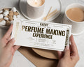 Personalised Perfume Making Experience Gift Voucher, Gold Foil Gift, Custom Experience Voucher for Her