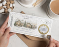 Christmas Gift Voucher, Holiday Reveal Scratch to Reveal, Weekend Away Gift, Personalised Travel Voucher, Trip Reveal Gift for Friend