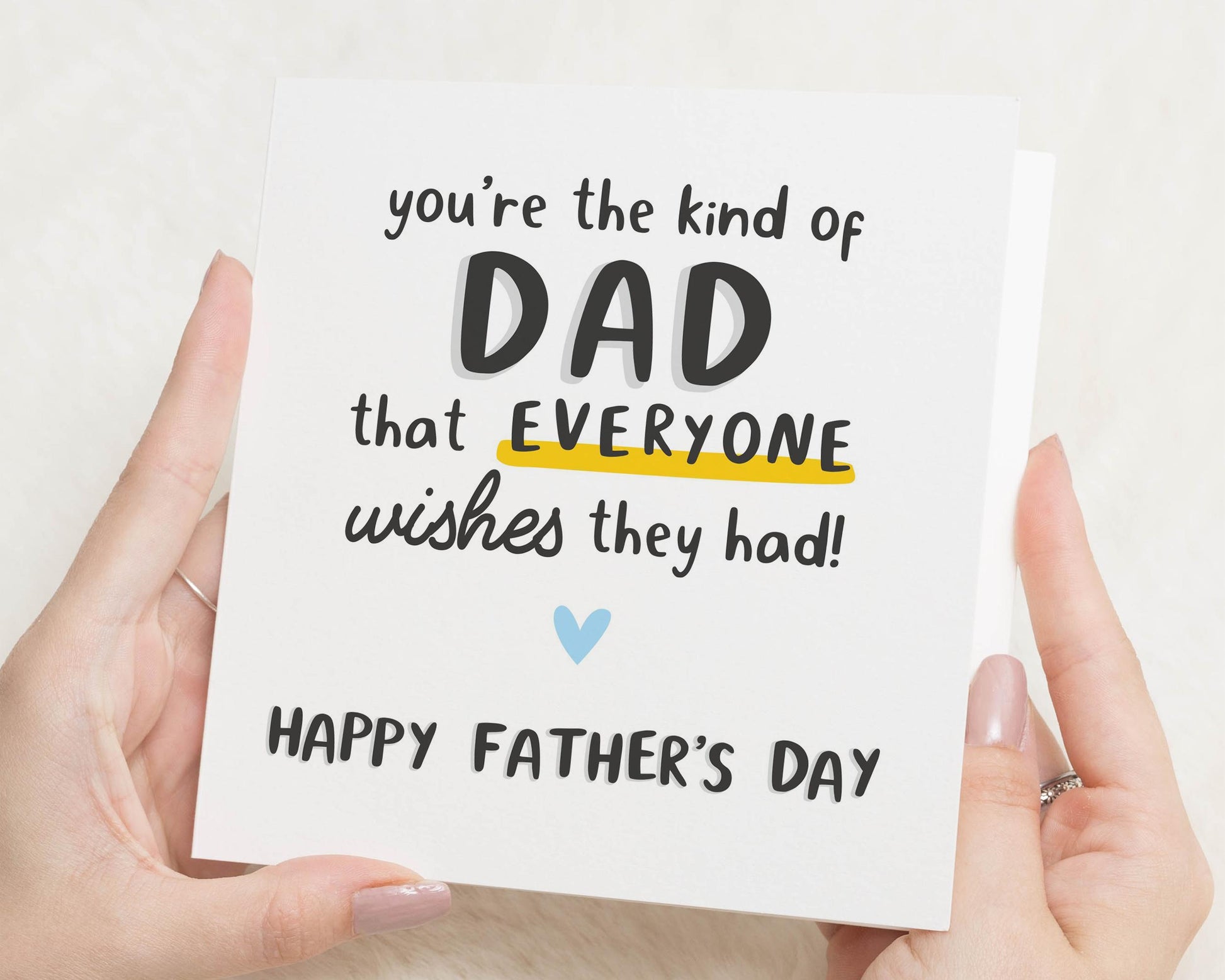 Fathers Day Card, Fathers Day Card from Daughter, Fathers Day Card from Son, Card for Dad, Happy Fathers Day Card, Card for Him