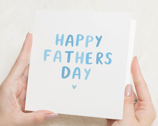 Fathers Day Card, Fathers Day Card from Daughter, Fathers Day Card from Son, Simple Fathers Day Card, Card for Dad