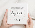 Valentines Day Card for Dog Dad, Dog Dad Valentines Card, Personalised Valentines Card from the Dog, Cute Valentines Card for Him