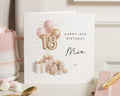 18th Birthday Card for Her, Personalised Birthday Card, Birthday Card for Daughter, 18th Birthday Card, Balloon Birthday Card