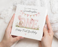 1st Birthday Card for Granddaughter, First Birthday Card for Girl, Granddaughter Birthday Card, Bunny Birthday Card, Cute Birthday Card