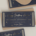 Personalised Christmas Gold Foil Scratch Gift Voucher, Gold Foil Scratch Voucher, Christmas Gift, Scratch To Reveal, Gift Experience Ticket