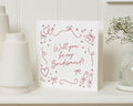 Bridesmaid Proposal Card, Will You Be My Bridesmaid Card, Wedding Party Proposal Card, Bridesmaid Card, Wedding Card for Friend
