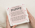 Mothers Day Card for Mummy, Mothers Day Card from Daughter, Cute Mothers Day Card, Personalised Mothers Day Card, Poem Card for Mum