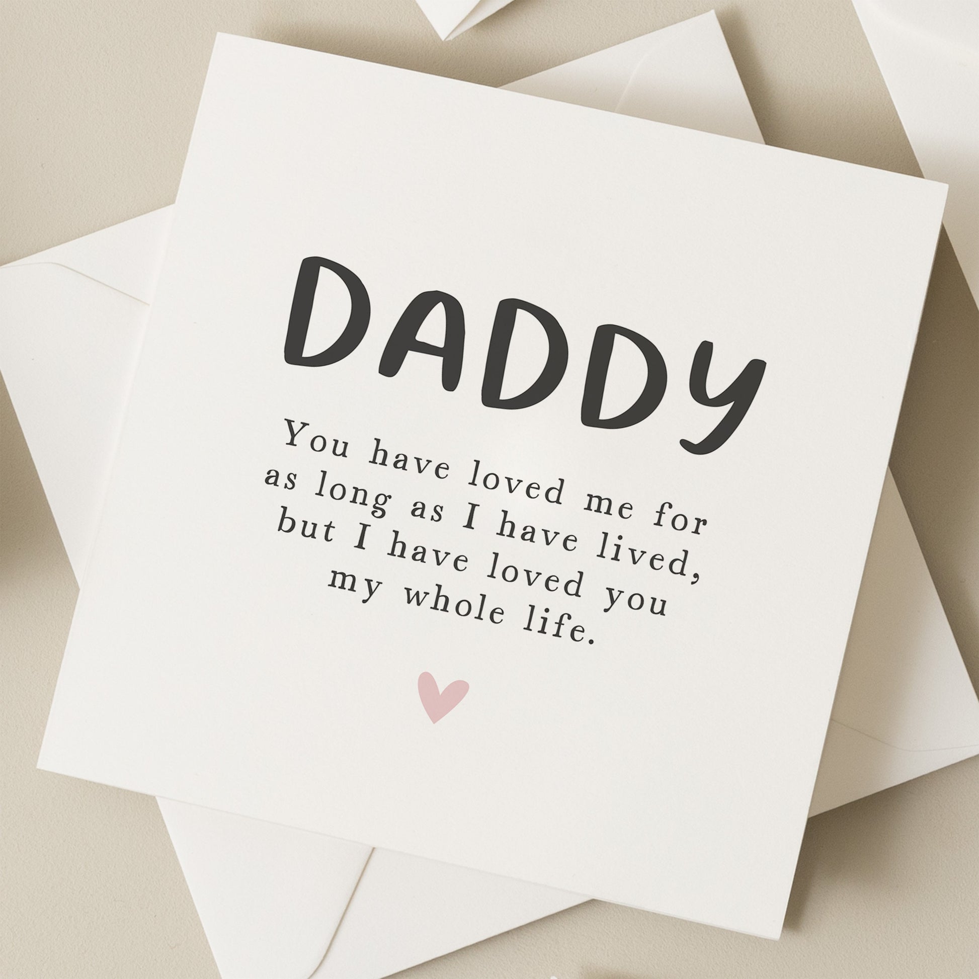 Cute 1st Father&#39;s Day As My Daddy Card, Daddy Father&#39;s Day Card From Baby, 2024 Baby First Fathers Day Card, First Fathers Day Gift