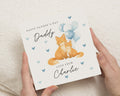 Fathers Day Card from Child, Daddy Fathers Day Card, Fox Card for Dad, Personalised Fathers Day Card, Cute Animal Card for Him