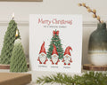 Personalised Christmas Card for Family, Special Family Christmas Card, Gonk Christmas Card, Custom Family Christmas Card