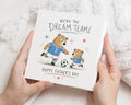 Father's Day Card for Dad, Dad Father's Day Card, Daddy Card from Son, Cute Bear Football Card, Father's Day Card from Kids