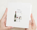 Birthday Card for Friend, Best Friend Birthday Card, Wine Birthday Card, Cake Birthday Card for Her, Birthday Cards for Women