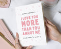 Funny Birthday Card for Partner, Romantic Birthday Card for Her, Birthday Card for Him, I Love You Card, Wife Husband Boyfriend Girlfriend