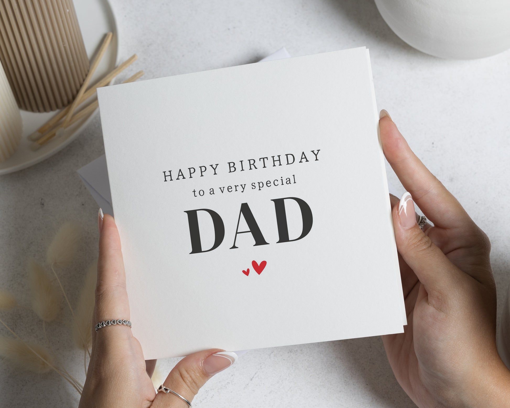 Dad Birthday Card, Birthday Card for Dad, Daddy Birthday Card, Papa Birthday Card, Birthday Card for Him, Simple Birthday Cards