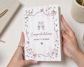 Personalised Wedding Card, Congratulations Card for Couple, Engagement Card, Wedding Day Card, Champagne Card, Custom Wedding Card
