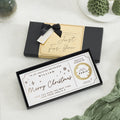Christmas Gift Voucher for Boyfriend, Scratch to Reveal Holiday Reveal, Personalised Travel Ticket, Weekend Away Gift for Him
