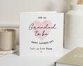 Fathers Day Card for Grandad, New Grandad Card, Soon to Be Grandad, Grandad to Be Card, Fathers Day Card from Bump, Cute Grandad Card