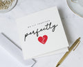 Anniversary Card, Valentines Day Card, Romantic Card for Husband, Wife, Boyfriend, Girlfriend, We Fit Together Card, Heart Card