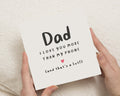 Birthday Card for Dad, Funny Dad Card, Fathers Day Card, I Love You Dad Card, Cute Card for Dad, Card from Daughter, Card from Son