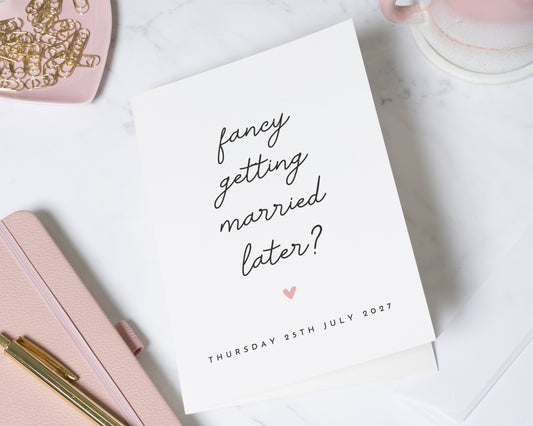 Wedding Day Card, Wedding Card for Husband, Wedding Card for Wife, Card for Bride or Groom, Personalised Wedding Morning Card