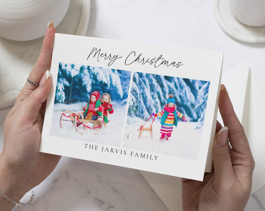 Personalised Photo Christmas Cards, Pack of Christmas Cards, Family Christmas Cards, Pack of 10, 20, 50 or 100