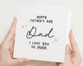 Fathers Day Card for Dad, Happy Fathers Day Card, I Love You Dad Card, Fathers Day Card from Daughter, Cute Fathers Day Card