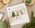 First Christmas Card for Grandson, Personalised Grandson Christmas Card, 2025 Christmas Card, Cute Reindeer Christmas Card