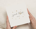 Good Luck Card, Personalised Good Luck Card, Good Luck Card for Her, New Job Card, Exam Card, Driving Test Card, Horseshoe Card
