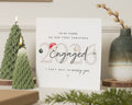First Christmas Engaged Card for Fiancé, 1st Christmas Card for Fiancé, Engagement Christmas Card, 2026 Christmas Card for Him