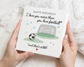Birthday Card for Him, Football Birthday Card, Funny Birthday Card, Birthday Card for Boyfriend, Husband, Son, Cute Birthday Card