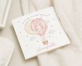 New Baby Card, Personalised Baby Card, Welcome To The World Card, Baby Girl Card, Custom Name Card, Cute Bunny Card, Baby Shower Card