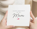 Birthday Card for Mum, Mum Birthday Card, Birthday Card for Her, Mother Birthday Card, Simple Birthday Card, Cute Card for Mum