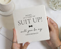 Will You Be My Groomsman Card, Suit Up Groomsman Proposal Card, Wedding Party Card, Personalised Groomsman Card, Best Man Proposal