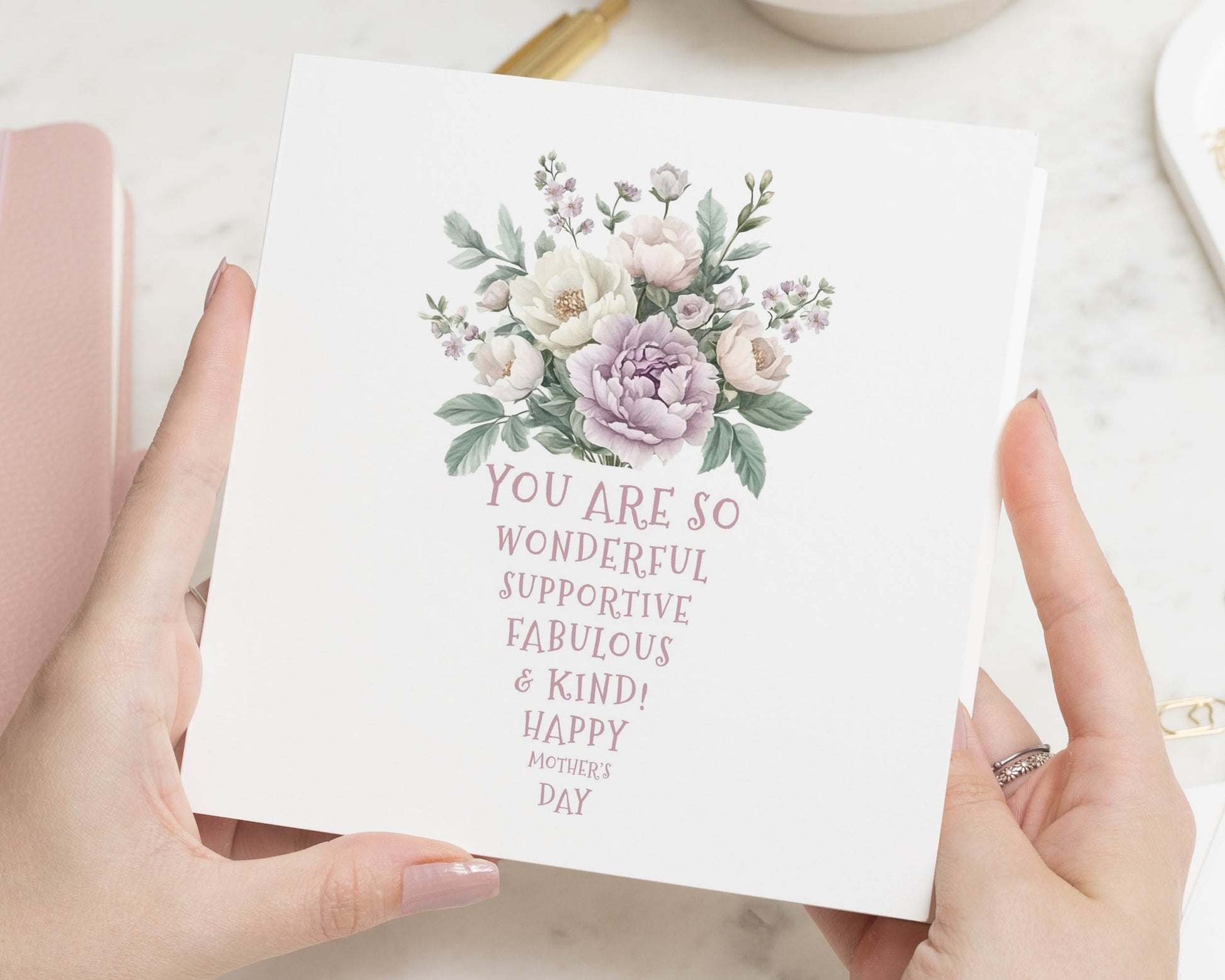 Mothers Day Card, Floral Mothers Day Card, Card for Mum, Card for Grandma, Happy Mothers Day Card, Personalised Mothers Day Card