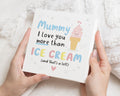Birthday Card for Mummy, Cute Birthday Card for Mum, Ice Cream Card, Birthday Card from Kids, Personalised Card for Her, Mummy Card