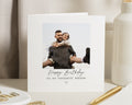 Personalised Photo Birthday Card, Birthday Card for Favourite Person, Birthday Card for Partner, Birthday Card for Friend, Photo Card