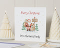 Personalised Christmas Card, Pack of Christmas Cards, Santa Christmas Card, Square, Family Christmas Card, Merry Christmas Card
