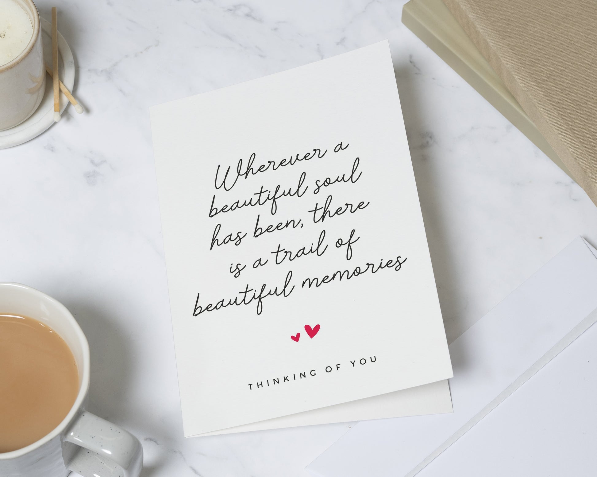 Thinking of You Card, Sympathy Card, Empathy Card, Bereavement Card, Grief Card, Loss Card, Support Card for Friend, Memorial Card