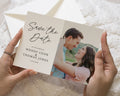 Personalised Save the Date Card, Wedding Save the Date Card, Custom Photo Save the Date Cards, Simple Minimal Save the Dates