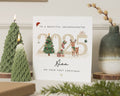 Granddaughter First Christmas Card, Personalised 2025 Christmas Card, Reindeer Christmas Card, Baby Girl Christmas Card, Cute Xmas Card
