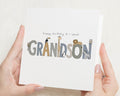 Grandson Birthday Card, Birthday Card for Grandson, Safari Animal Birthday Card, Cute Zoo Birthday Card for Boy